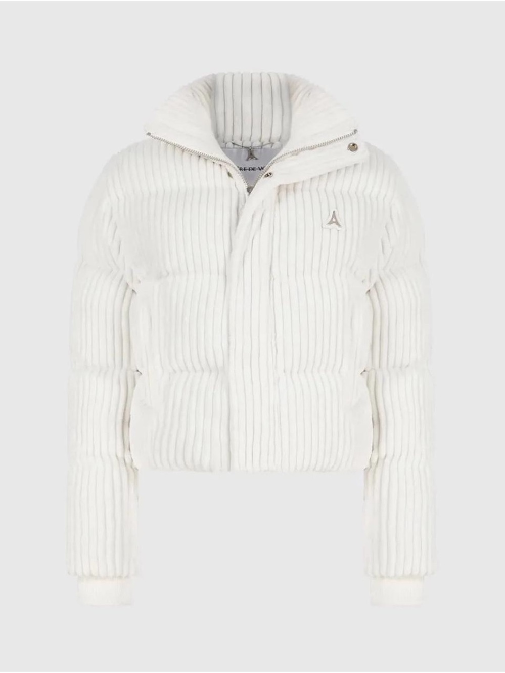 Maniere de voir textured Knit Puffer Jacket - White